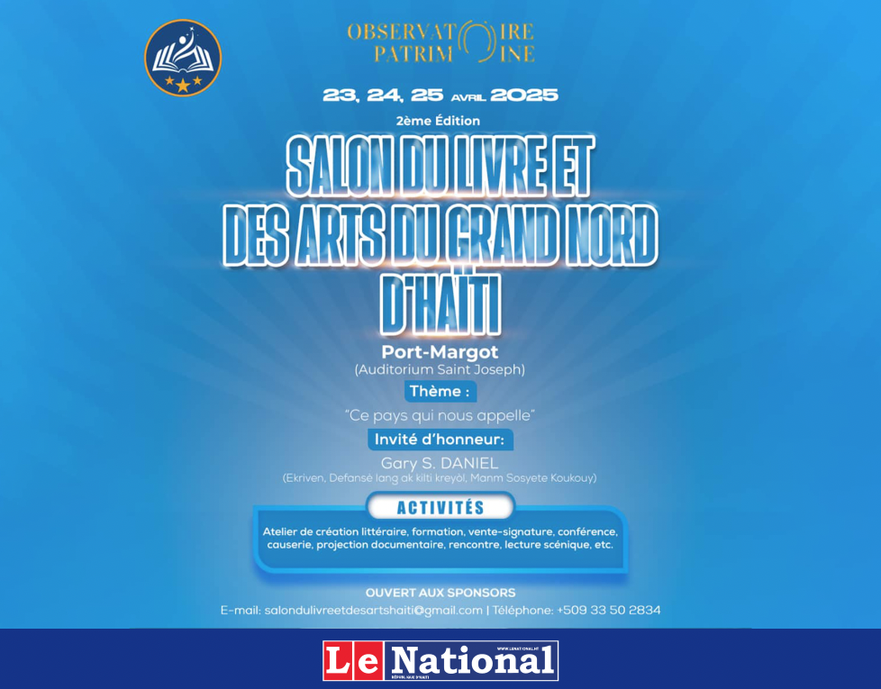 Deuxième Salon du Livre et des Arts du Grand Nord d'Haïti: Les invités sont connus
